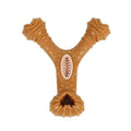 Interactive Dog Chew Toy with Snack Dispensing - Y-Shaped, 13 x 15 cm