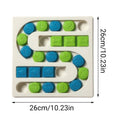 Interactive Dog Puzzle Toy, S-Shaped Treat Dispenser and Slow Feeder - Grey - view 4