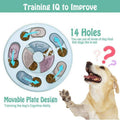Interactive Dog Treat Dispenser Puzzle Toy, 24 cm Diameter - Green - view 2