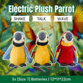 Interactive Talking Plush Parrot Toy for Kids - Green - view 2