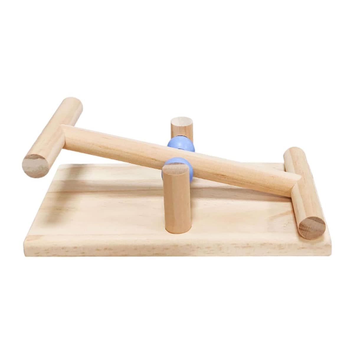 Interactive Wooden Bird Seesaw Toy for Small and Medium Birds - view 2