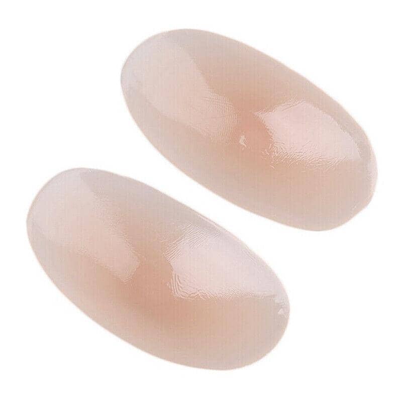 Invisible Anti-Slip Shoulder Pads, Set of 2 - Beige, Silicone