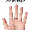 Invisible Ring Size Adjuster Set for Loose Rings - 12 Piece, Clear - view 5