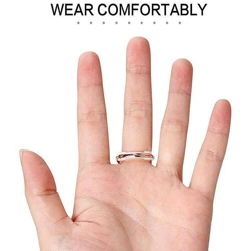 Invisible Ring Size Adjuster Set for Loose Rings - 12 Piece, Clear - view 5