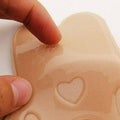 Invisible Silicone Rabbit Bra, Self-Adhesive Lift-Up - Beige, 13 x 18 cm (Cup E-F) - view 5