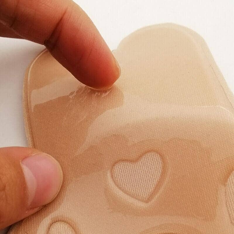 Invisible Silicone Rabbit Bra, Self-Adhesive Lift-Up - Beige, 13 x 18 cm (Cup E-F) - view 5