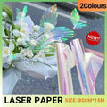 Iridescent Bouquet Wrapping Film, 80 cm x 15 m - Red Gold - view 2