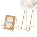 Iron Display Stand for Plates, Frames and Books, Small 8 x 9 x 8.2 cm - Black - view 4