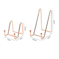 Iron Display Stand for Plates, Frames and Books, Small 8 x 9 x 8.2 cm - Black - view 5