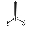 Iron Plate Stand, Black Folding Display Easel - 10 Inch (25.4 cm)