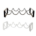 Iron Wine Rack, 5 Bottle - White Tabletop Bottle Holder - view 3
