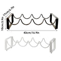 Iron Wine Rack, 5 Bottle - White Tabletop Bottle Holder - view 4