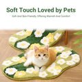 Irregular Shaped Non Slip Pet Floor Mat with Flower Pattern for Halls and Living Rooms - view 4