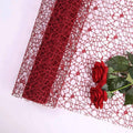 Jacquard Mesh Wrapping Paper Roll for Flowers and Gifts - Beige - view 4