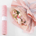 Jacquard Mesh Wrapping Paper Roll for Flowers and Gifts - Beige - view 5
