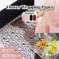 Jacquard Mesh Wrapping Paper Roll for Flowers and Gifts - Red - view 2