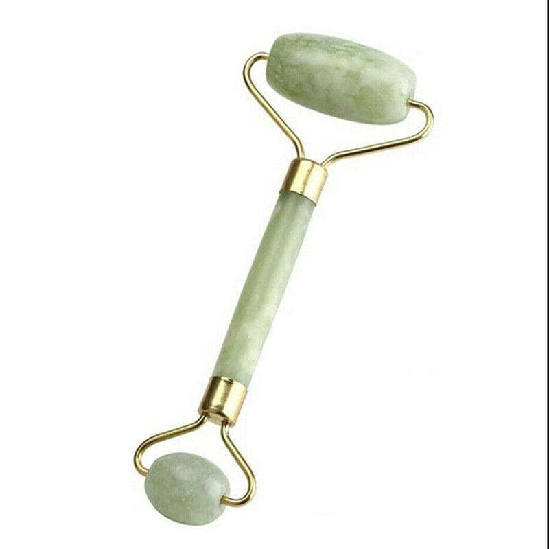 Jade Facial Massage Roller - Green