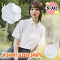 Japanese JK Uniform Short Sleeve Shirt - White, Size M (Chest 94 cm) - view 2