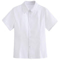 Japanese JK Uniform Short Sleeve Shirt - White, Size S (Chest 90 cm) - view 3