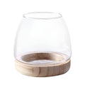 Japanese Style Glass Vase Fish Tank - Size XL (Height 19.5 cm, Top Width 11.5 cm)