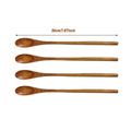 Japanese Wooden Long Handle Stirring Spoons 20 cm, Pack of 4 - view 3