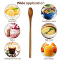 Japanese Wooden Long Handle Stirring Spoons 20 cm, Pack of 4 - view 5