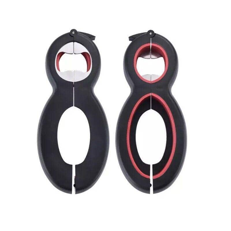 Jar Lid and Bottle Opener Multi Kitchen Tool, 6 Function Gadget - view 2