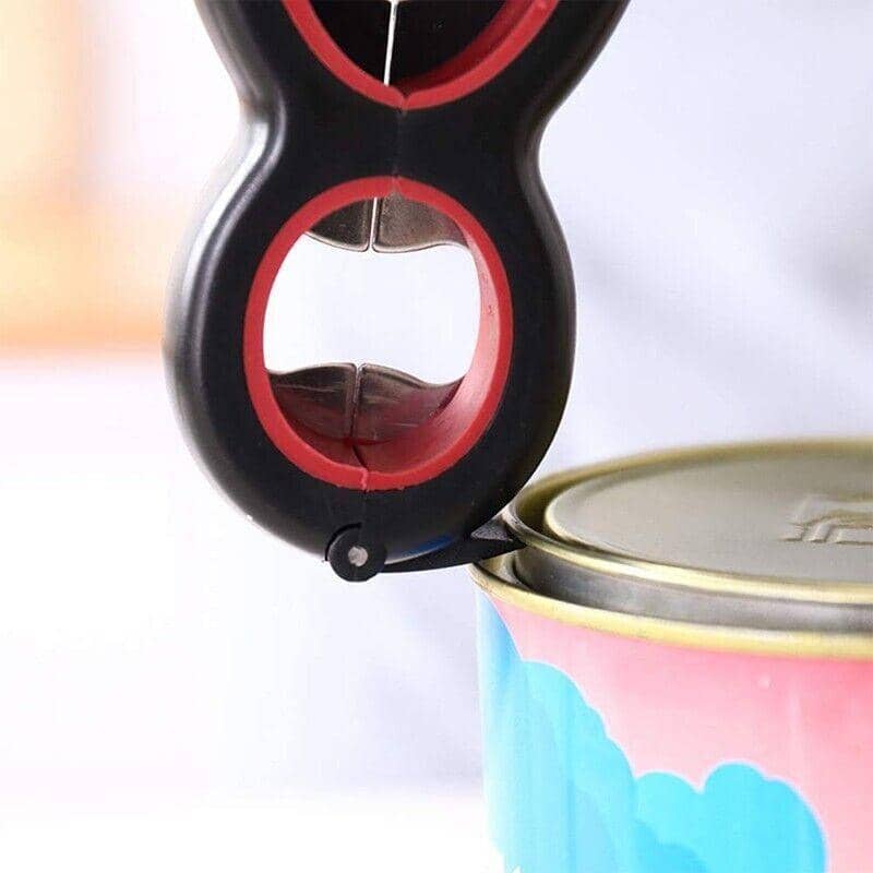 Jar Lid and Bottle Opener Multi Kitchen Tool, 6 Function Gadget - view 4