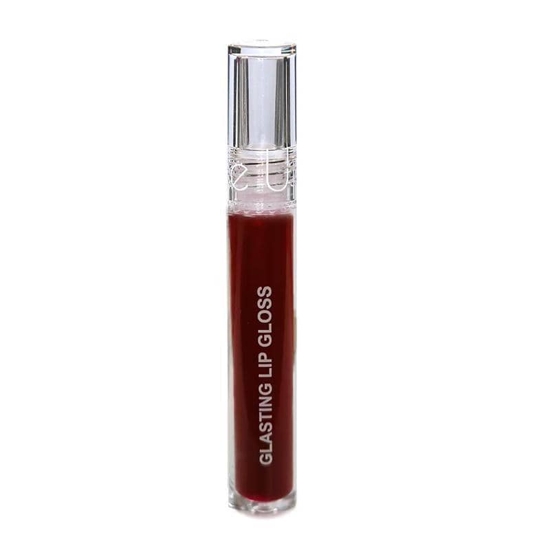 Jelly Glitter Lipstick Clear Lip Oil, Moisturising Waterproof Tinted Lip Gloss - Number 6