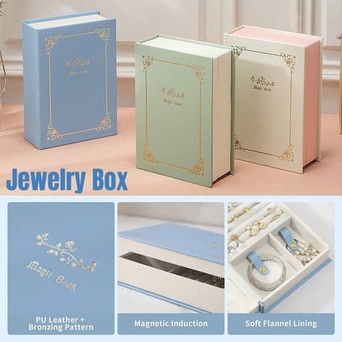 Jewellery Box in PU Leather for Earrings and Rings - Green - view 2