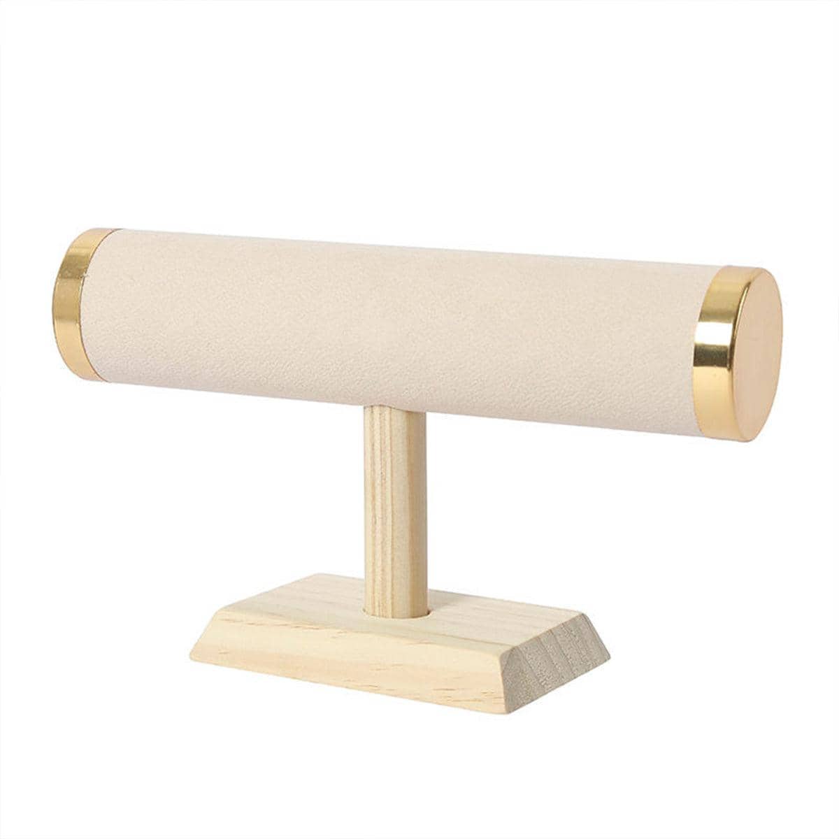 Jewellery Display Stand Bracelet and Bangle Holder with Wooden Base - view 2
