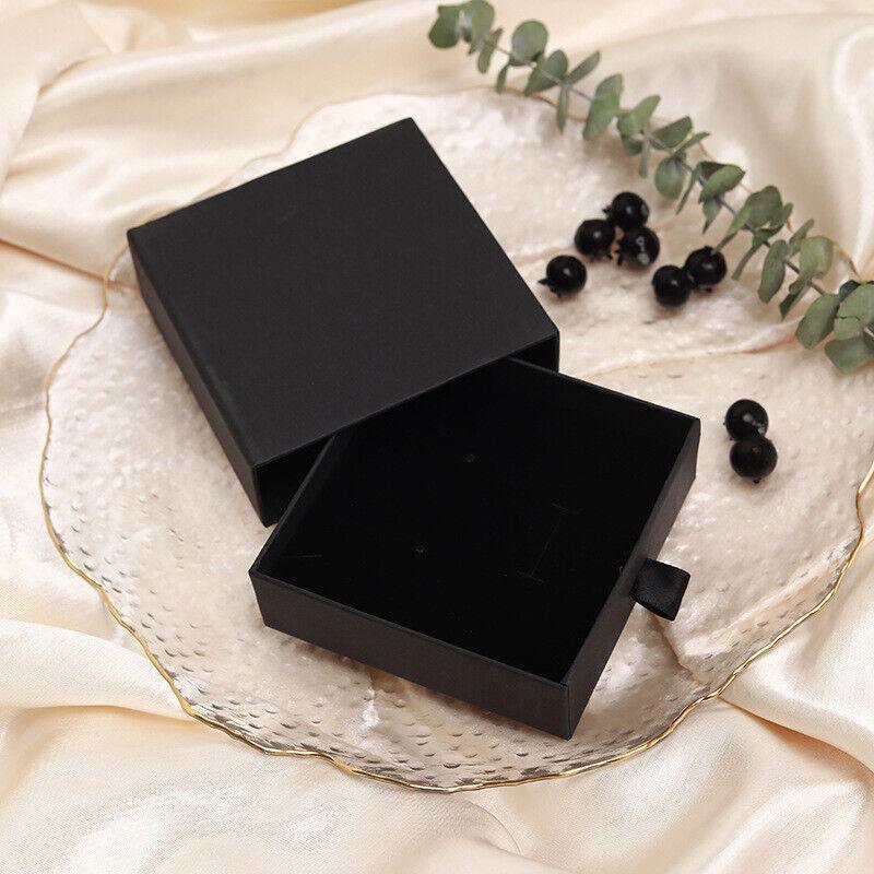 Jewellery Gift Box, Kraft Paper Drawer, 9 x 9 x 3 cm - view 4