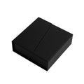 Jewellery Gift Boxes with Insert, Pack of 5 - Black, 11.5 x 11.5 x 4.5 cm