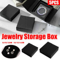 Jewellery Gift Boxes with Insert, Pack of 5 - Black, 11.5 x 11.5 x 4.5 cm - view 2