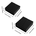 Jewellery Gift Boxes with Insert, Pack of 5 - Black, 11.5 x 11.5 x 4.5 cm - view 3
