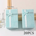 Jewellery Gift Boxes with Ribbon Bow, Pack of 20 - Pink, 5 x 8 cm - view 4