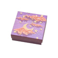 Jewellery Gift Boxes, Set of 20 - Purple Moon and Stars Print, 9 x 9 x 3 cm