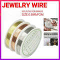 Jewellery Making Beading Wire, 2 Rolls - Silver - view 2