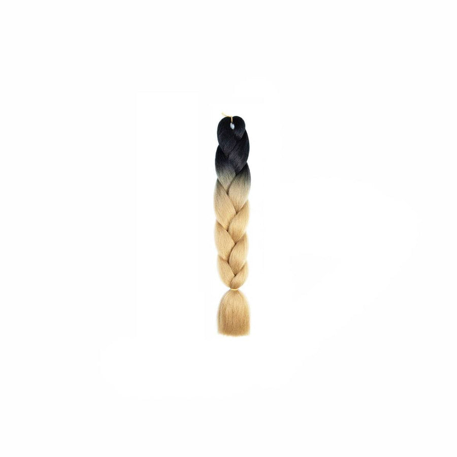 Jumbo Braiding Hair Extensions - Black and Blonde Ombre