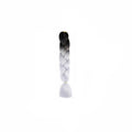 Jumbo Braiding Hair Extensions - Black and Grey Ombre