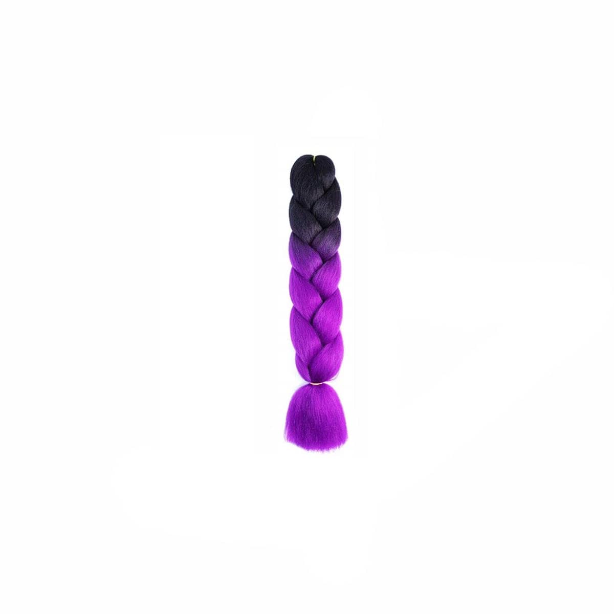 Jumbo Braiding Hair Extensions - Black and Purple Ombre