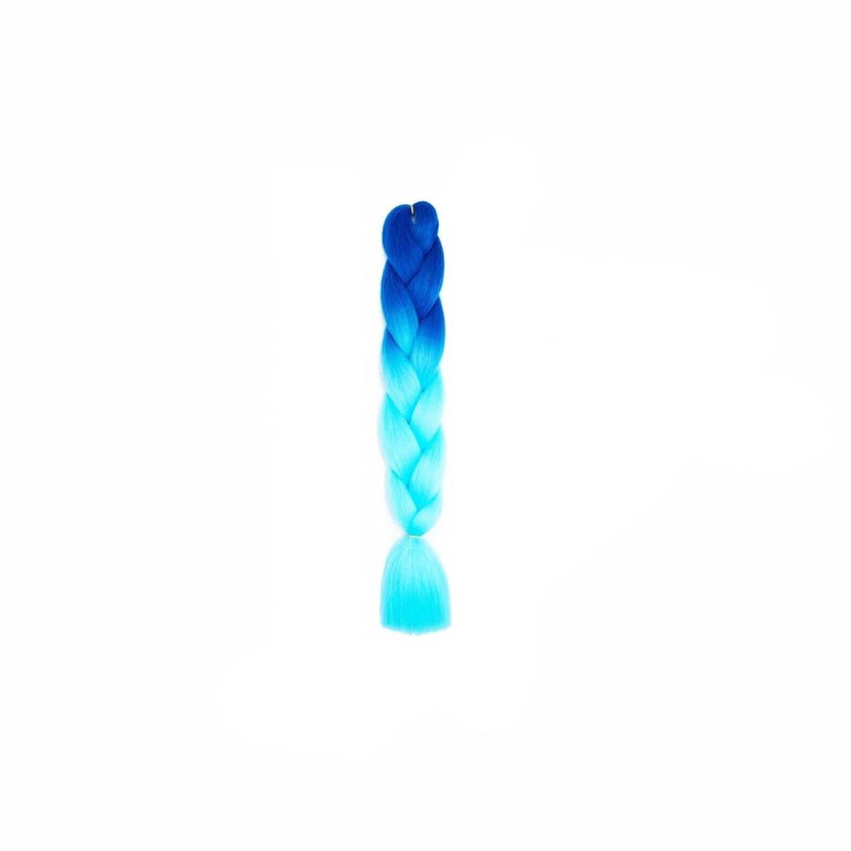 Jumbo Braiding Hair Extensions - Blue and Aqua Ombre