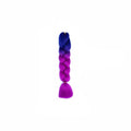 Jumbo Braiding Hair Extensions - Navy Blue and Purple Ombre