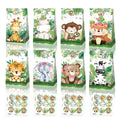 Jungle Animal Kraft Paper Party Bags - Pack of 24, Four Styles - view 2