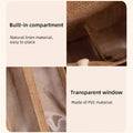 Jute Wine Bottle Bags with Windows, Pack of 5 - Double Bottle - view 5