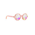 Kaleidoscope Glasses for Festivals and Raves - Pink Frame
