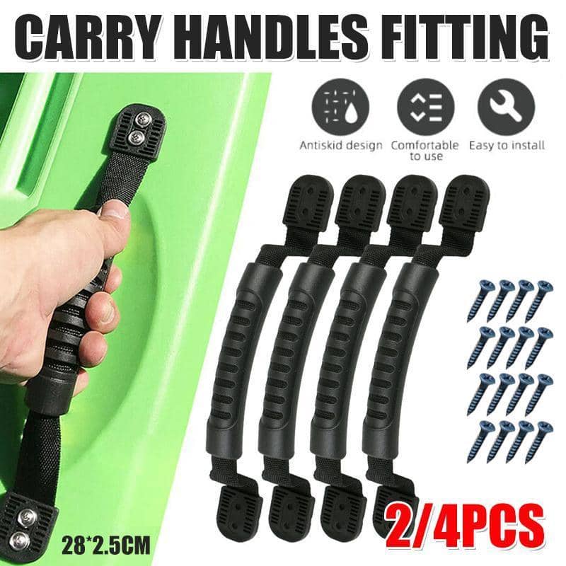 Kayak Canoe Side Mount Carry Handle with Webbing Grip - Pack of 2 - view 2