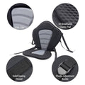 Kayak Seat Cushion with Detachable Backrest and Storage Bag - view 5