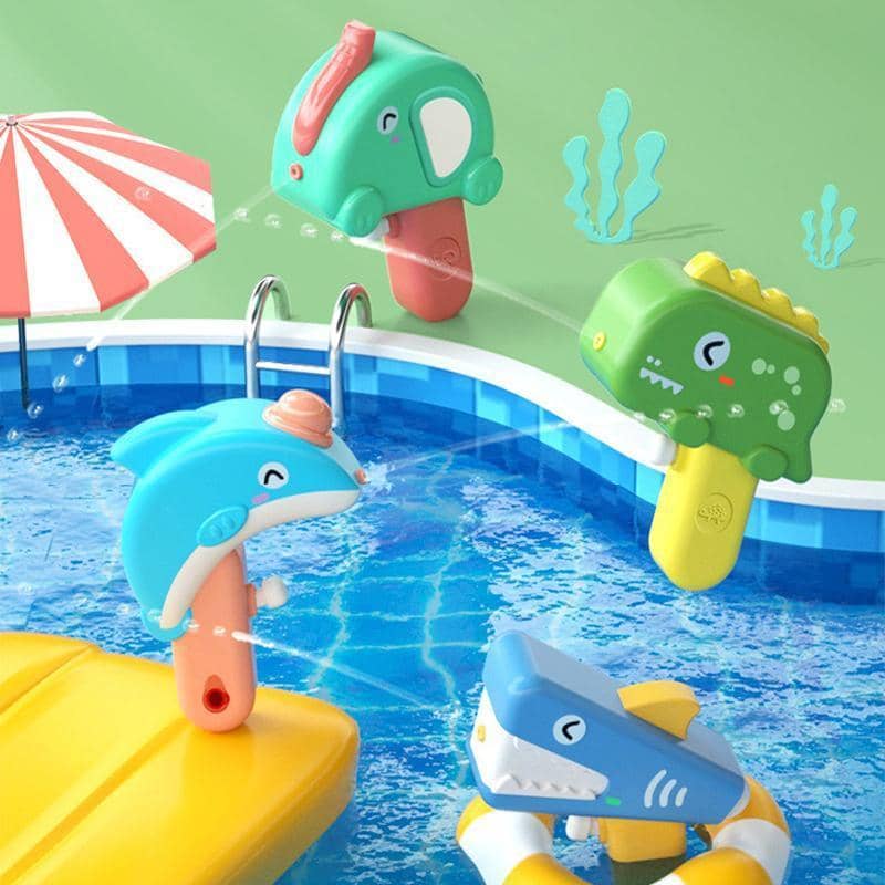 Kids Animal Water Blaster Squirt Pistol Toy - Mint Green Elephant - view 5