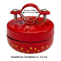 Kids Bicycle Bell, Handlebar Mount - Red, 58 mm - view 5